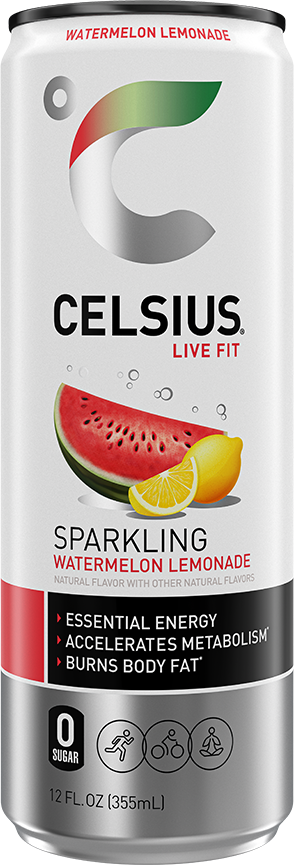 Sparkling Watermelon Lemonade Can Label
