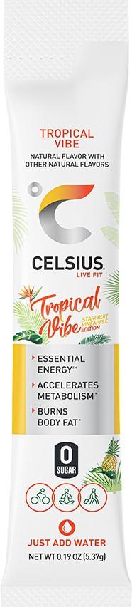 Tropical Vibe Can Label